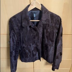 Fun Laundry brown fur/suede jacket -10.